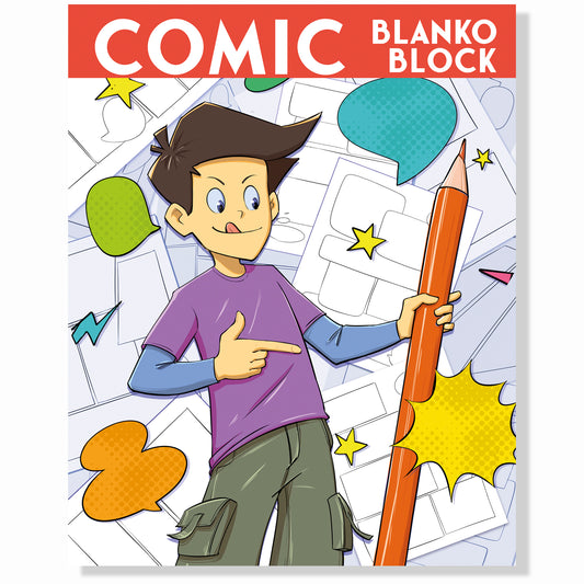 Comic Blanko Buch